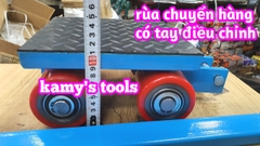 Con rùa chuyển hàng 4 bánh xe 6 tấn WQ-6T có tay cầm điều hướng