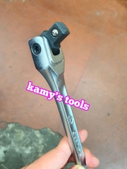 Cần tuýp siết đầu lắc léo 1/2 inch cán dẹp Kingtony dài 375mm 4453-15F cao cấp