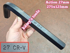 Lục giác đầu bằng thép đen Action 27mm dài 275mm ACHW-2827 KHÔNG LOGO