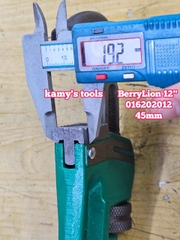 Mỏ lết răng BerryLion 016202012 dài 12 inch 300mm ngàm kẹp 45mm