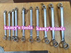 Cờ lê 2 đầu vòng Luxtop loại cao cong 60 độ 8х9 8x10 10x12 12x13 12x14 13x15 14x15 14x17 17x19 19x2 21x23, hai đầu vòng