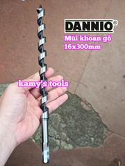 Mũi khoan gỗ xoắn ốc đuôi lục giác 8mm 10mm 12mm 14mm 16mm 18mm 20mm 22mm 25mm dài 300mm Dannio