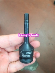 Tuýp lú đầu lục giác 1/2 inch dài 78mm H4 H5 H6 H7 H8 H10 H12 H13 H14 H15 H16 H17 H18 H19