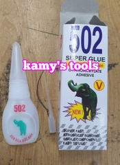 Keo dán 502 siêu dính hình cô gái và hình con voi