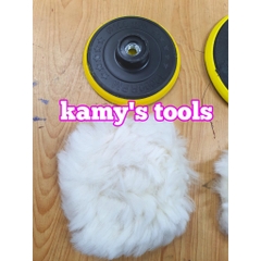 Bộ đế gắn lông cừu đánh bóng 4 inch 100mm và 5 inch 125mm