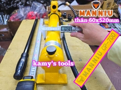 Bơm tay thủy lực Manniu CP-700 thân 60x520mm dung tích 700cc