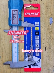 Mũi khoan sắt chuôi lục giác Shanker 2mm 2.5mm 3mm 3.2mm 4mm 4.2mm 4.5mm 5mm