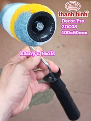 Cọ lăn sơn Decor Pro 3 màu Thanh Bình 100x60mm 2DC08