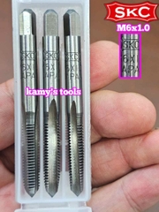 Bộ taro ta rô SKC M6x1.0 Nhật 3 mũi chính hãng logo khắc rõ nét