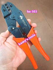 Kìm bấm cos đầu nón mũ chụp phủ nhựa Fasen HS-103 0.5-6mm2 dài 225mm