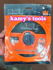 Thước dây cuộn 20 mét 30 mét 50 mét đo đất đai, ruộng vườn, vật dụng thương hiệu Liwin