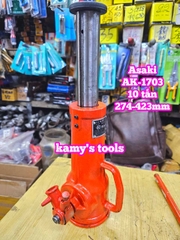 Kích con đội răng cơ khí 10 tấn cao 274mm-423mm Asaki AK-1703