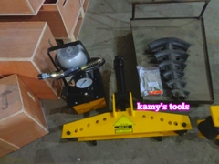 Máy uốn ống thủy lực điện 13 tấn TLP HHW-2D hành trình 250mm 21mm-60mm