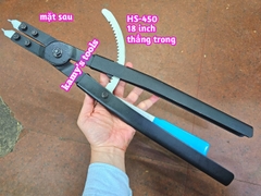 Kìm mở phe trong thẳng Black hand 18 inch dài 450mm HS-450 BH-416-1 mở phe đường kính 165-300mm
