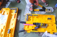 Kìm ép cos thủy lực HHY-510 TLP 16 tấn mở miệng 38mm đầu chữ C