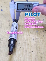 Bút lông dầu Pilot Bi Marker 2 đầu dẹp và nhọn dài 135mm Pilot-07601