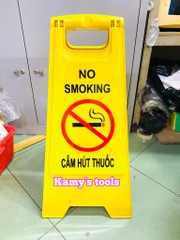 Biển cảnh báo chữ A cấm hút thuốc No Smoking