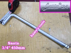 Cần tuýp cong L 3/4 inch dài 18 inch 450mm Santa 86-118