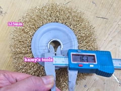 Bánh cước chổi thau đánh rỉ sét đường kính 100mm 125mm 150mm kamytools