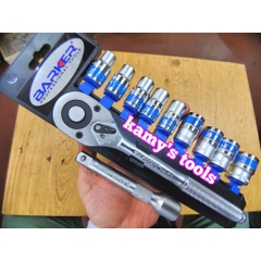 Bộ Tuýp 11 Chi Tiết 1/2 inch Cần Tự Động Barker Có Khúc Nối (Bộ Đầu Khẩu, Bộ Đầu Chụp)