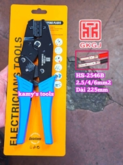 Kìm bấm cos năng lượng mặt trời MC4 2.5-4-6mm2 dài 9 inch 225mm GKGJ HS-2546B