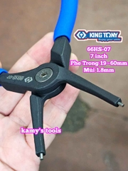Kìm mở phe thẳng trong ngoài 7 inch Kingtony 66HS-07 66SS-07 mở phe 19-60mm