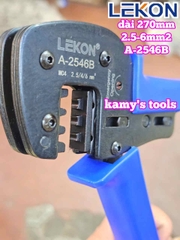 Kìm bấm cos MC3 MC4 năng lượng mặt trời Lekon A-2546B dài 270mm 2.5-6mm2 cao cấp