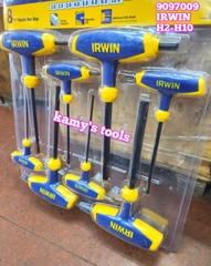 Bộ lục giác cán chữ T IRWIN 8 chi tiết 2mm-10mm 9097009
