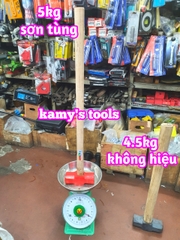 Búa thép đầu lục giác cán gỗ Sơn Tùng việt nam 4.5kg và 5kg (lẻ 1 cây)