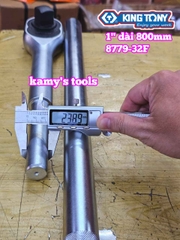 Cần tuýp tự động 1 inch dài 32 inch 800mm Kingtony 8779-32F