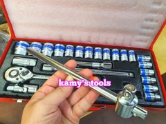 Bộ tuýp đầu khẩu 24 chi tiết 1/2 inch lục giác 8-32mm Tifone