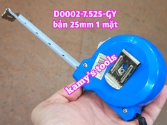 Thước cuộn 7.5m bản 25mm C-Mart model D0002-7.525-GY, thước kéo 7.5 mét