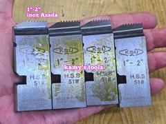 Dao tiện ren ống inox HSS BSPT Asada Piset Ksu hiệu KSU 1-2 inch ren ống 34-60mm