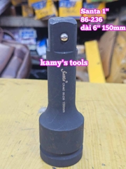 Cần tuýp nối khúc nối 1 inch Santa thép đen 6 inch 150mm 86-236