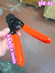 Kìm bấm cos nối, cos trần, cos pin tròn, cos chẻ HS-6L Fasen 0.5-6mm2 chính hãng