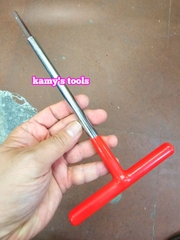 Lục giác cán chữ T Hotssman thép S2 4mm 5mm 6mm dài 230mm