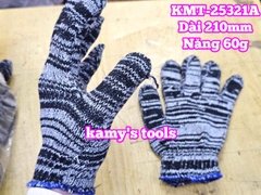 Bao tay găng tay sợi len muối tiêu loại dày dài 210mm nặng 60g kamytools KMT-25321A