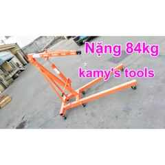 Cẩu móc động cơ ô tô 2 tấn nặng 84/88kg 2 xy lanh bơm nhanh gấp 2 lần