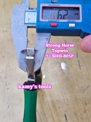 Kìm điện bằng có răng 5 inch 125mm SHO-805P Strong Horse Topwin