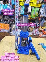 Kích con đội thuỷ lực 10 tấn Wetools WT0210 200mm-388mm