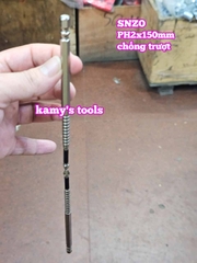Đầu mũi bắn vít bake PH2 dài 150mm chống trượt SNZO SO-52215 (bán lẻ 1 cây)