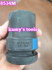 Đầu tuýp đen dài 1 inch vuông 4 cạnh Kingtony 17mm 19mm 21mm 853417M 853419M 853421M