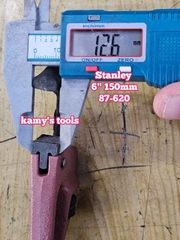 Mỏ lết răng 6 inch 150mm Stanley 87-620 ngàm mở 22mm
