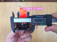 Bánh xe pu nhỏ xoay đường kính 40mm đế 43x60mm (lẻ 1 cái)