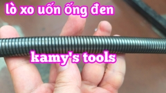 Lò xo uốn ống ghen điện đen trắng cao cấp phi 16-20-25-32mm