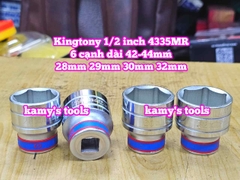 Đầu tuýp trắng ngắn 1/2 inch Kingtony 6 cạnh 28mm 29mm 30mm 32mm 433529MR 433529MR 433530MR 433532MR