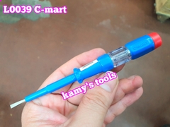 Bút thử điện AC 100-500v dài 145mm L0039 C-mart, vít thử điện