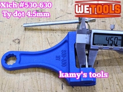 Dụng cụ cắt đột cảo tháo mắt xích sên xe phân khối lớn và xích tải công nghiệp 530-630 Wetools WT-HY-1074