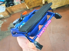 Bơm đạp chân, bơm xe máy, xe đạp 2 ống đường kính 55x120mm C-mart model L0002