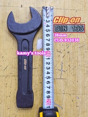 Cờ lê miệng đóng 36mm DIN133 Clip-on CLO-932036